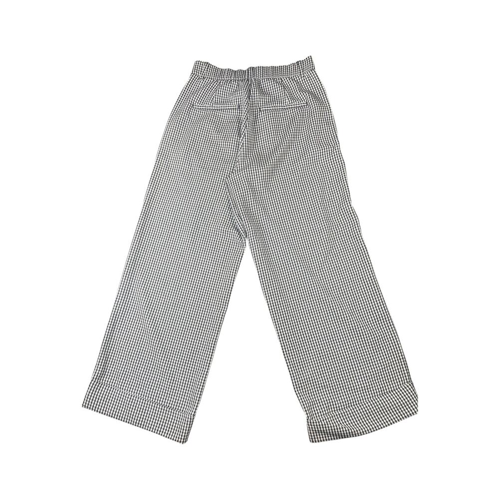 Zara Houndstooth High Waist Wide Leg Pants Black Ecru- Small - Picture 3 of 5